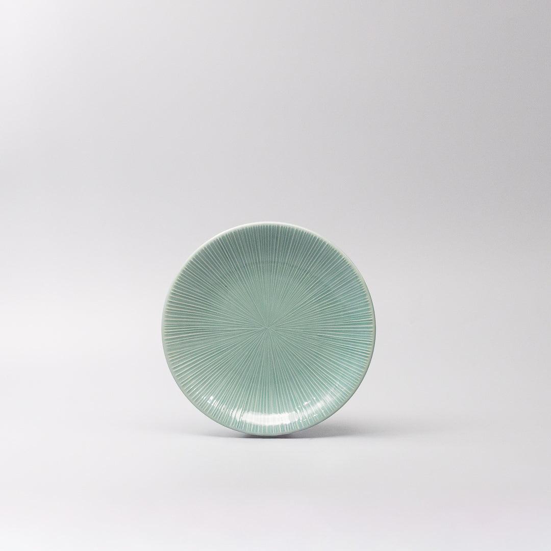 Plate 18cm Soft Teal Glaze