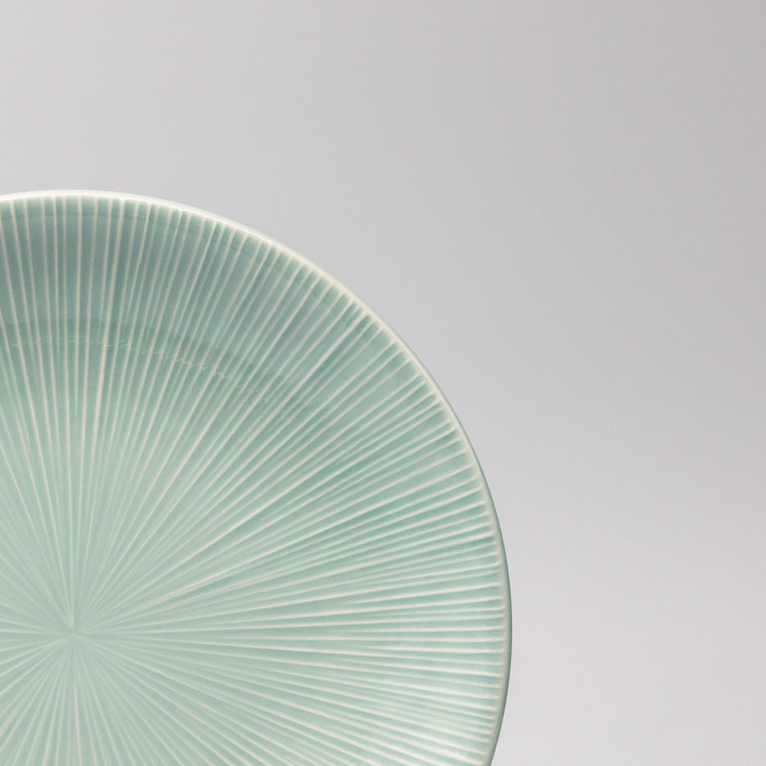 Dinner Plate 23cm Soft Teal Glaze