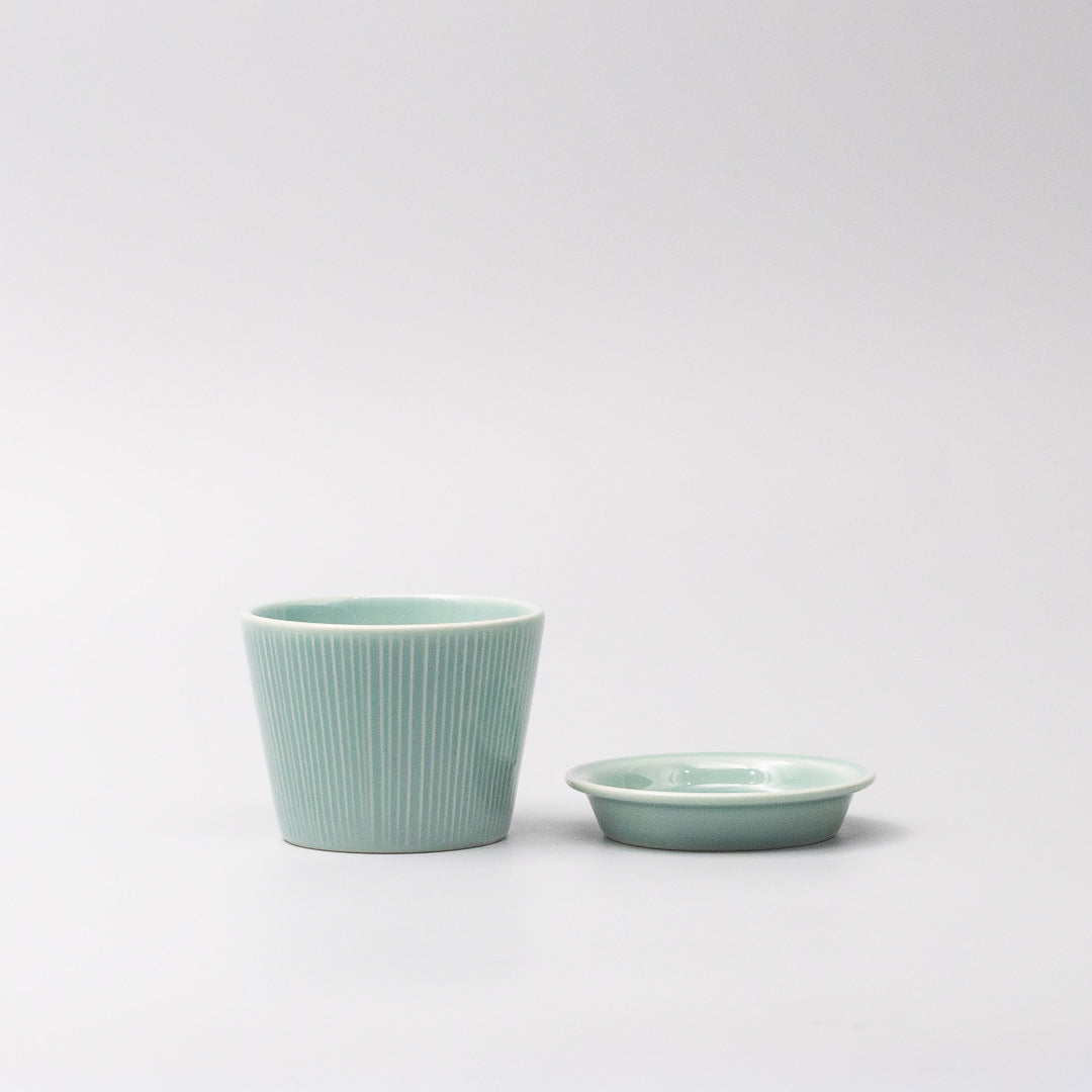 Soba Cup 170ml Soft Teal Glaze