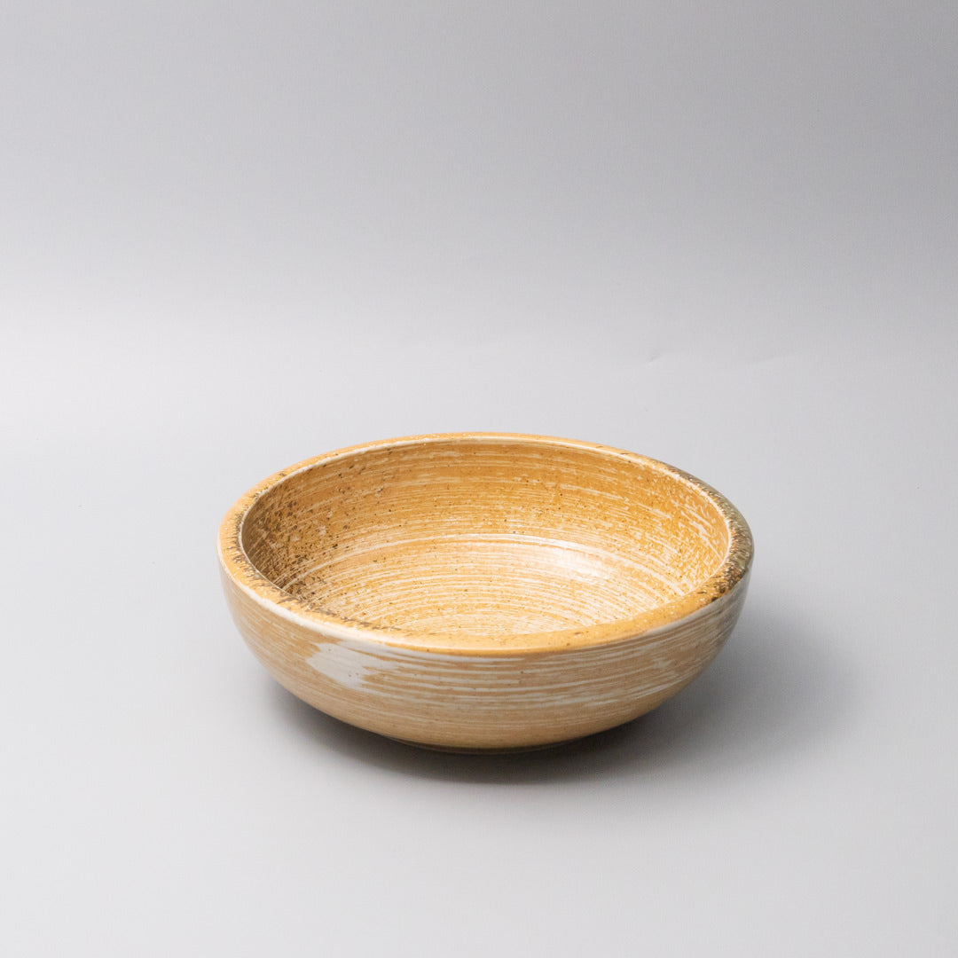 Bowl 24cm Burnt Orange Glaze