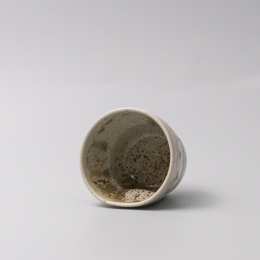 Mug Yunomi 280ml Light Green Drip Glaze