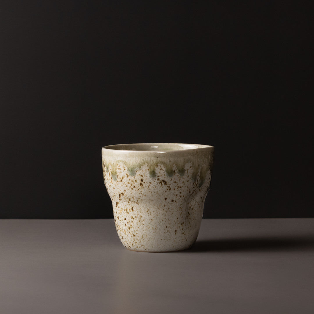 Mug Yunomi 280ml Light Green Drip Glaze