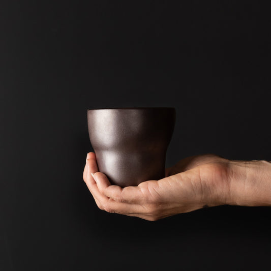 Mug Yunomi 280ml Metallic Splash Glaze