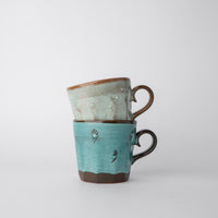 Mug Set 2pcs 300ml Sea Tones Glaze