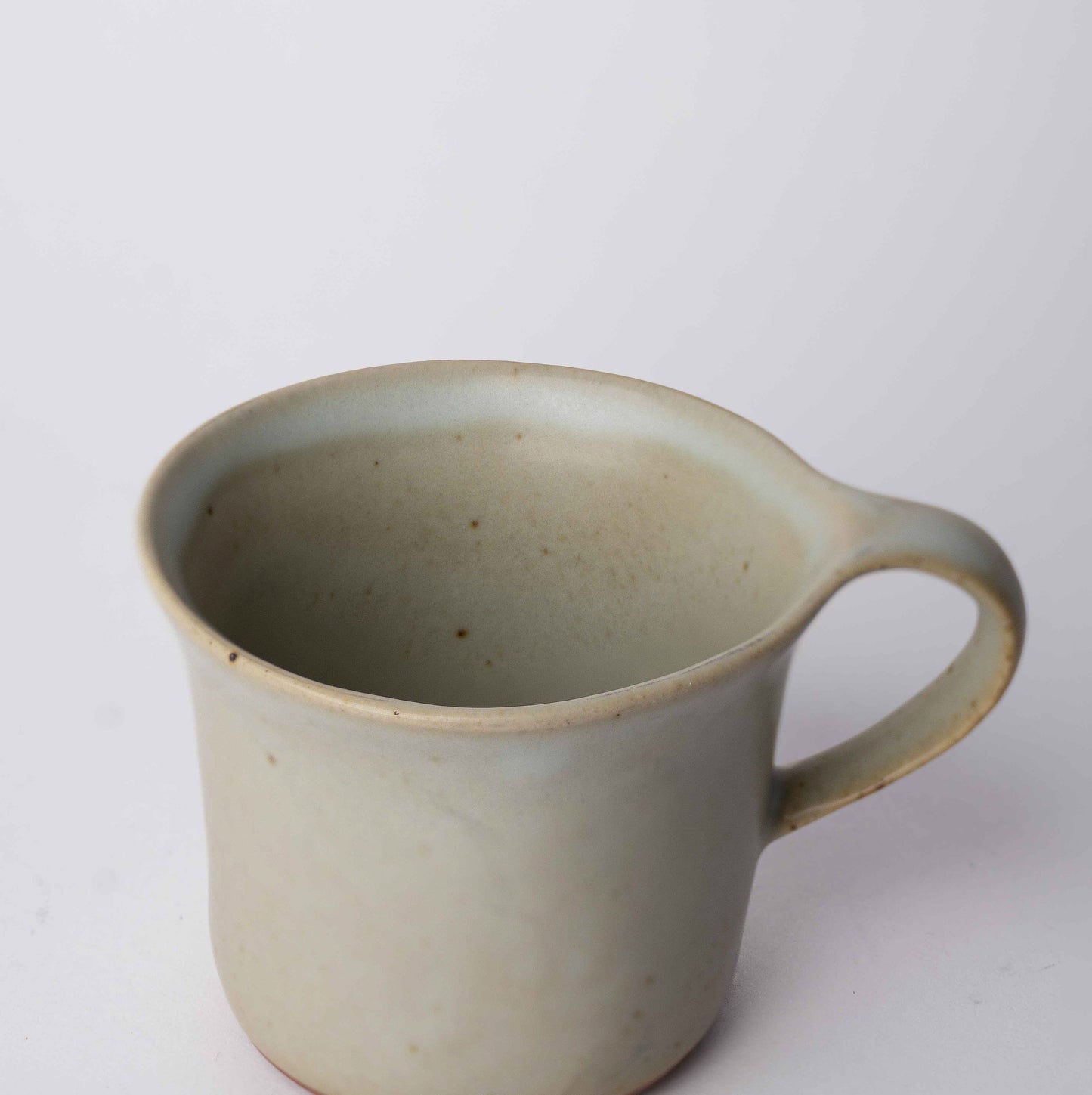 Swoop Coffee Cup / Cashew Glaze / 7.8 x 10 6.5H / C3168