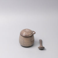 Chawanmushi with Spoon Dune Glaze