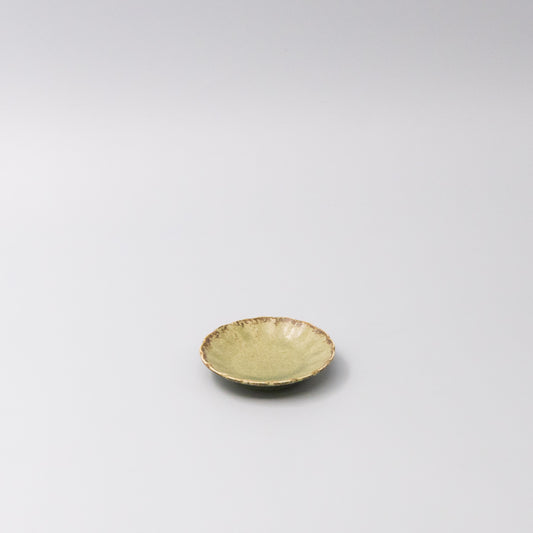 Sauce Dish 8cm Sunburst Lime Fade Glaze