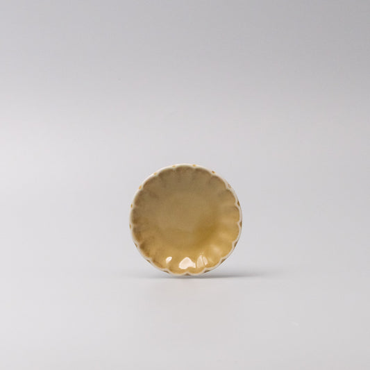 Sauce Dish 8cm Sunburst Saffron Gloss Glaze