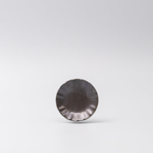 Sauce Dish 8cm Sunburst Black Glaze