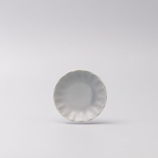 Sauce Dish 8cm Sunburst Ice Blue Gloss Glaze