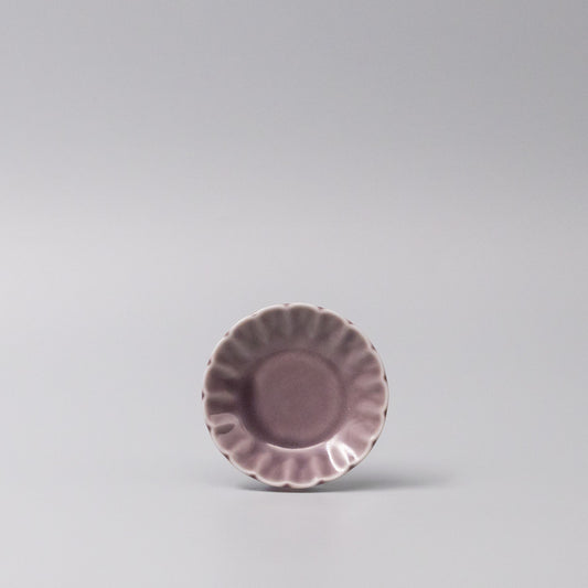 Sauce Dish 8cm Sunburst Lilac Gloss Glaze