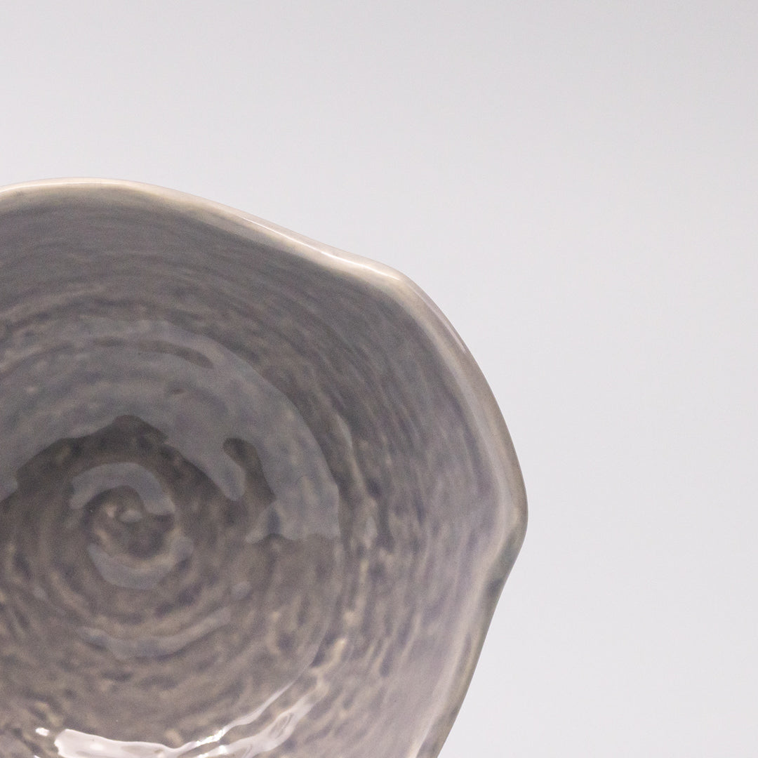 Bowl with Handle 13cm Amethyst Glaze