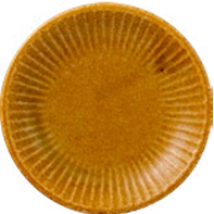 Mamezara Plate 9.6cm Tumeric Glaze