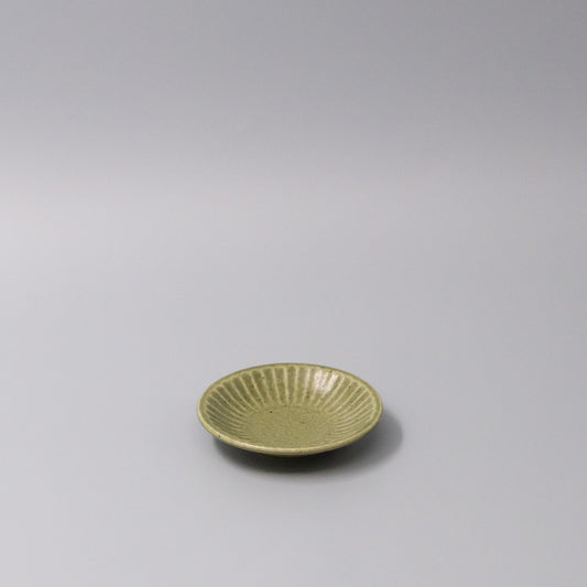 Sauce Dish 9.6cm Sunburst Green Glaze