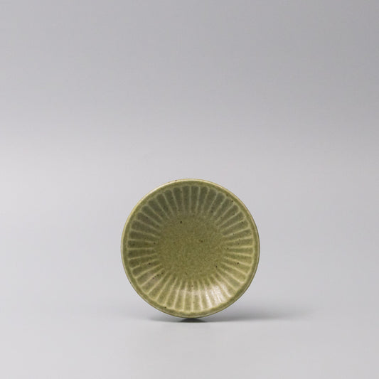 Sauce Dish 9.5cm Sunburst Green Glaze