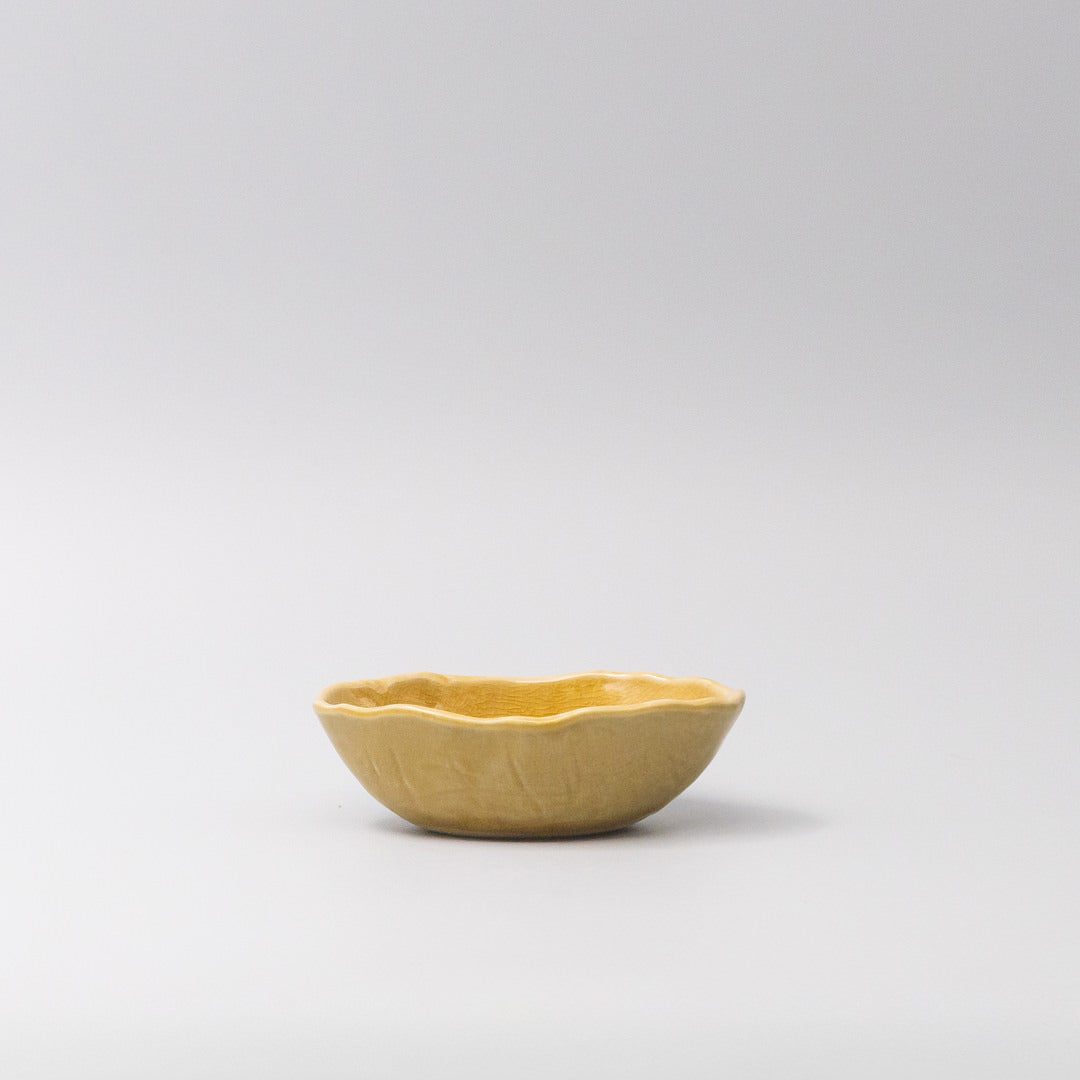 Bowl Oval 13cm Amane Amber Glaze