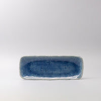 Plate Sashimi 31cm Amane Sapphire Glaze