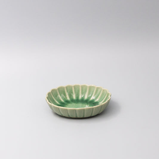 Bowl Oval 16cm Amane Emerald Glaze