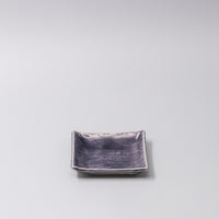 Sauce Dish 10cm Crackle Amethyst Glaze
