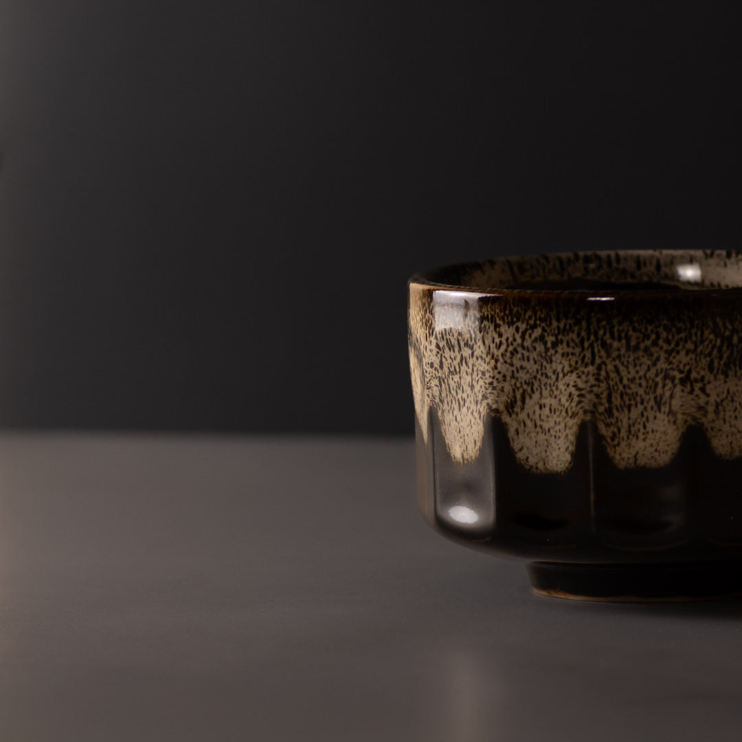 Matcha Tea Bowl 11cm Mocha Brown