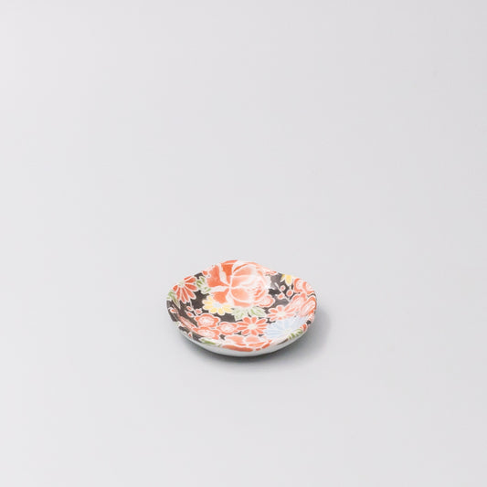 Incense Trinket Plate Black Bright Design