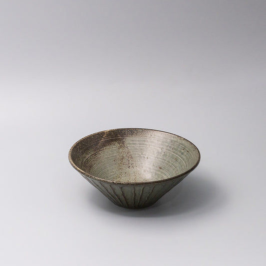 Bowl V Shape 18.5cm Craft Green Glaze