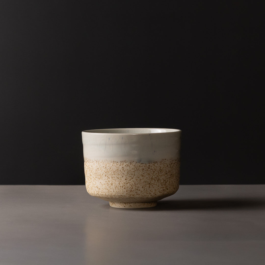 Matcha Tea Bowl 10cm Aozora Fleck