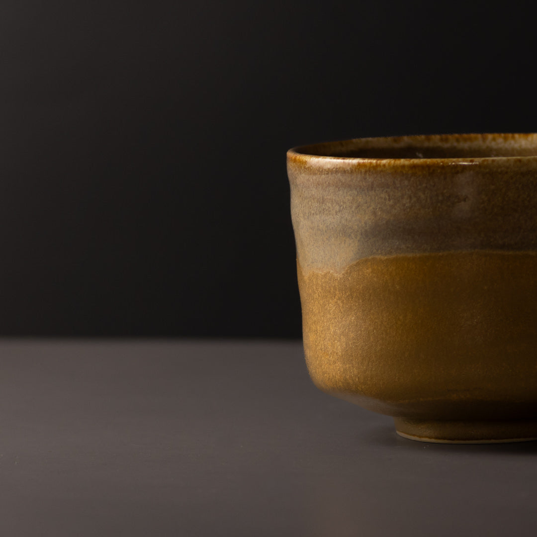 Matcha Tea Bowl 10cm Caramel