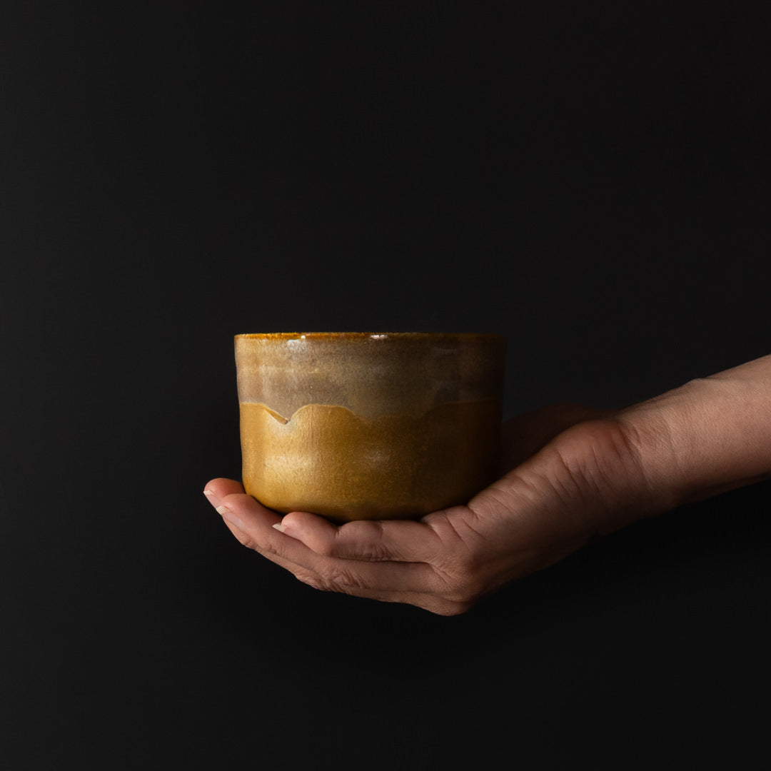 Matcha Tea Bowl 10cm Caramel