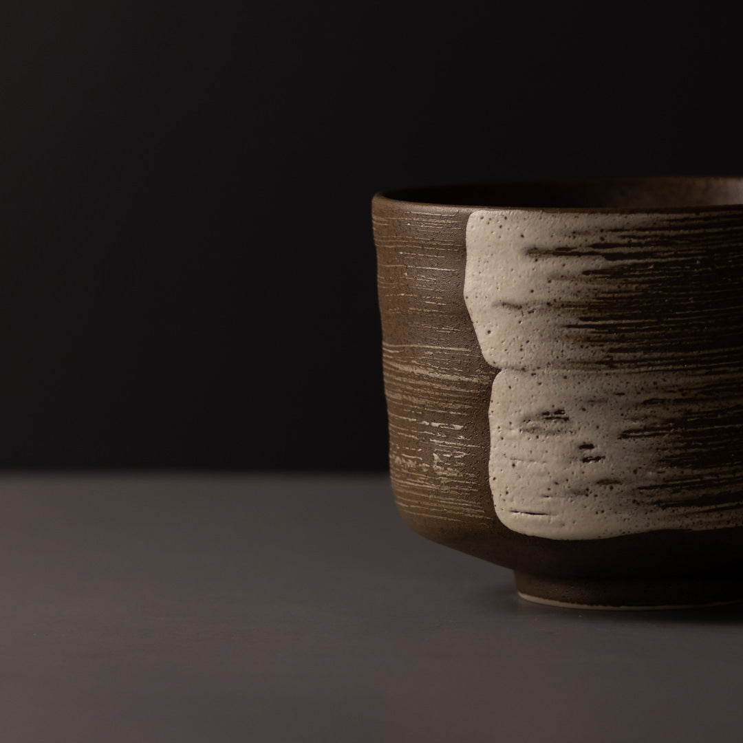 Matcha Tea Bowl 10cm Swept Earth