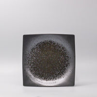 Plate Square 22cm Black Pearl Glaze