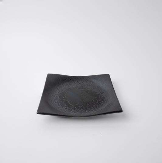 Black Pearl Glaze / Square Plate 16cm / 16 x 16cm / C6124