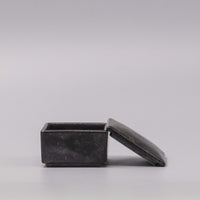 Lidded Box 7cm SQ / Craft Black