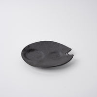 Craft Black / Dimpled Round Plate 15cm / 15D / C6923