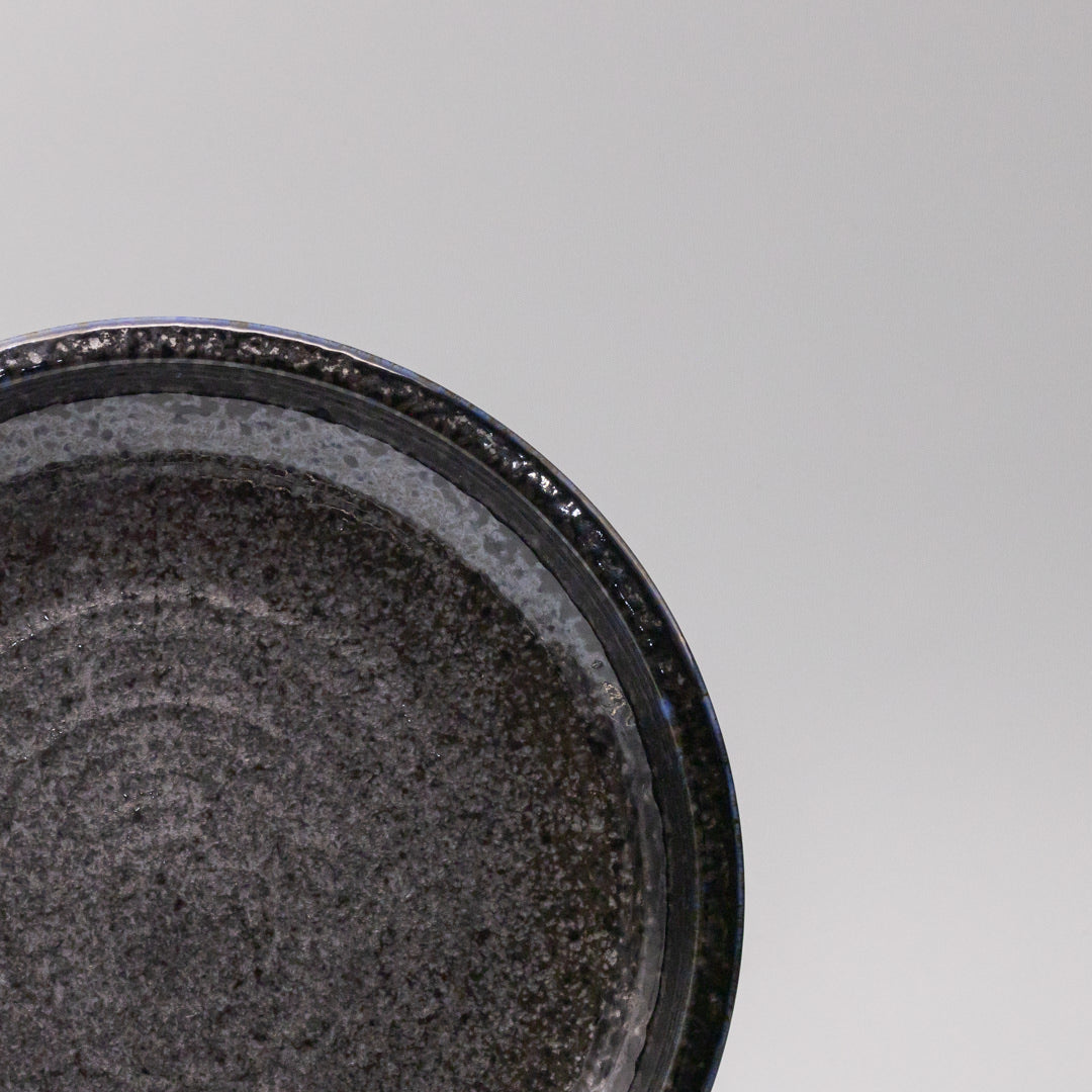 Plate Thick Edge 25cm Midnight Pearl Glaze