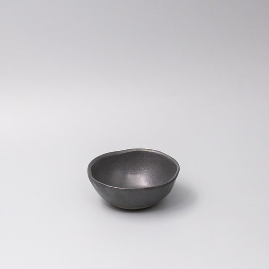 Lopsided Bowl 11.5cm Black Glaze