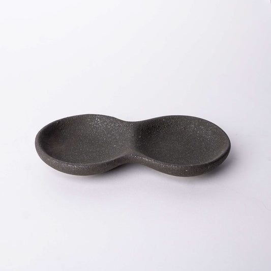 Stone Glaze / Double Sauce Dish / 15.5cm / C7621