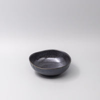 Bowl Organic Shape 17cm Kanso Matt Black Glaze