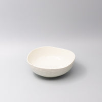 Bowl Organic Shape 20cm Kanso Soft White Glaze