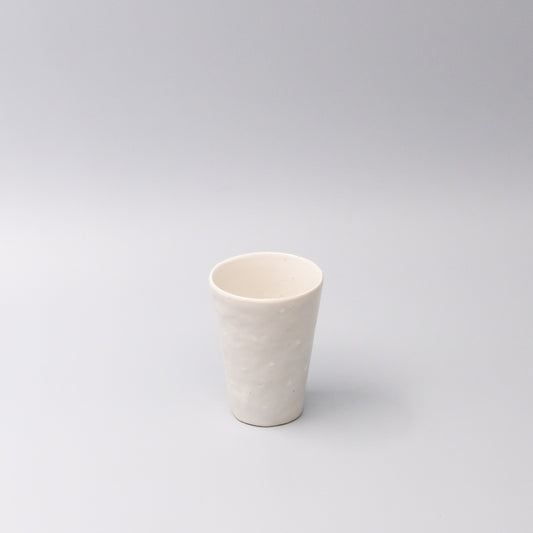 Tumbler 200ml Tapered Shape Ostrich White