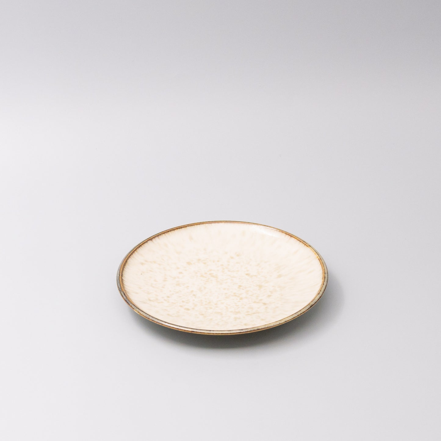 Tapas Plate 17cm Ivory Pearl Glaze