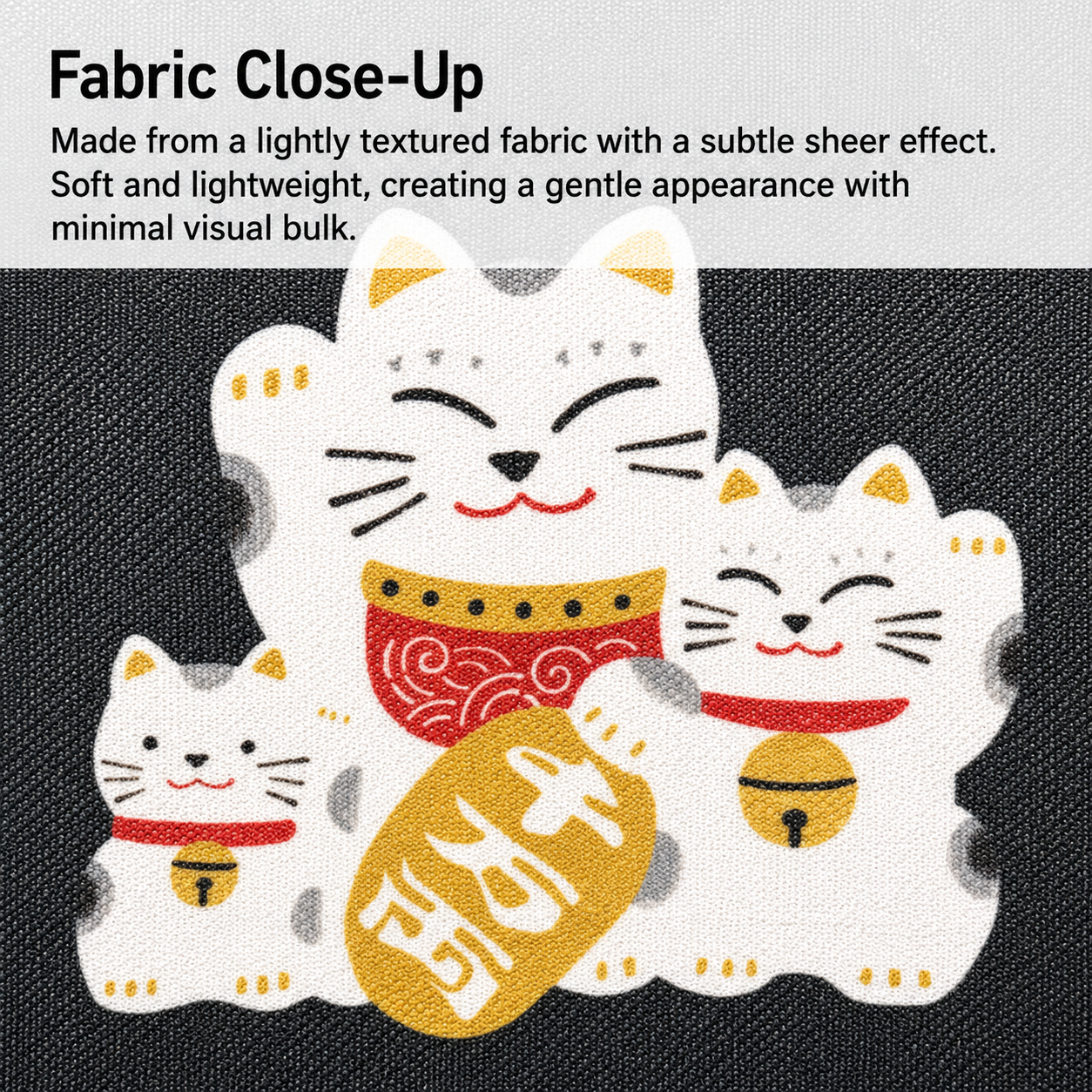 Noren Door Curtain Short 85cm Maneki & Daruma