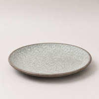 Dinner Plate 29cm Crazed Grey Glaze