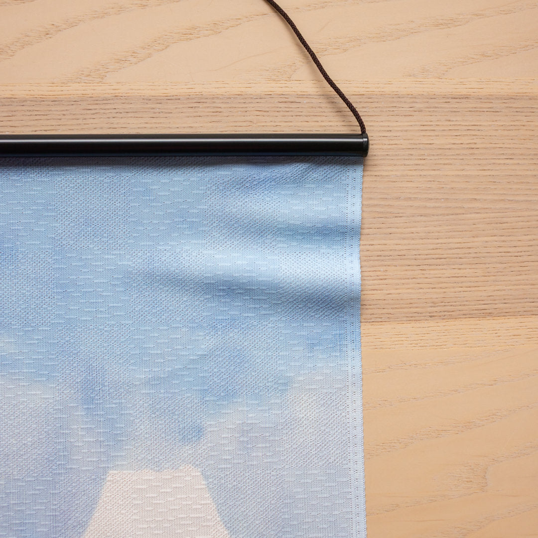 Fabric Scroll Fuji Blue