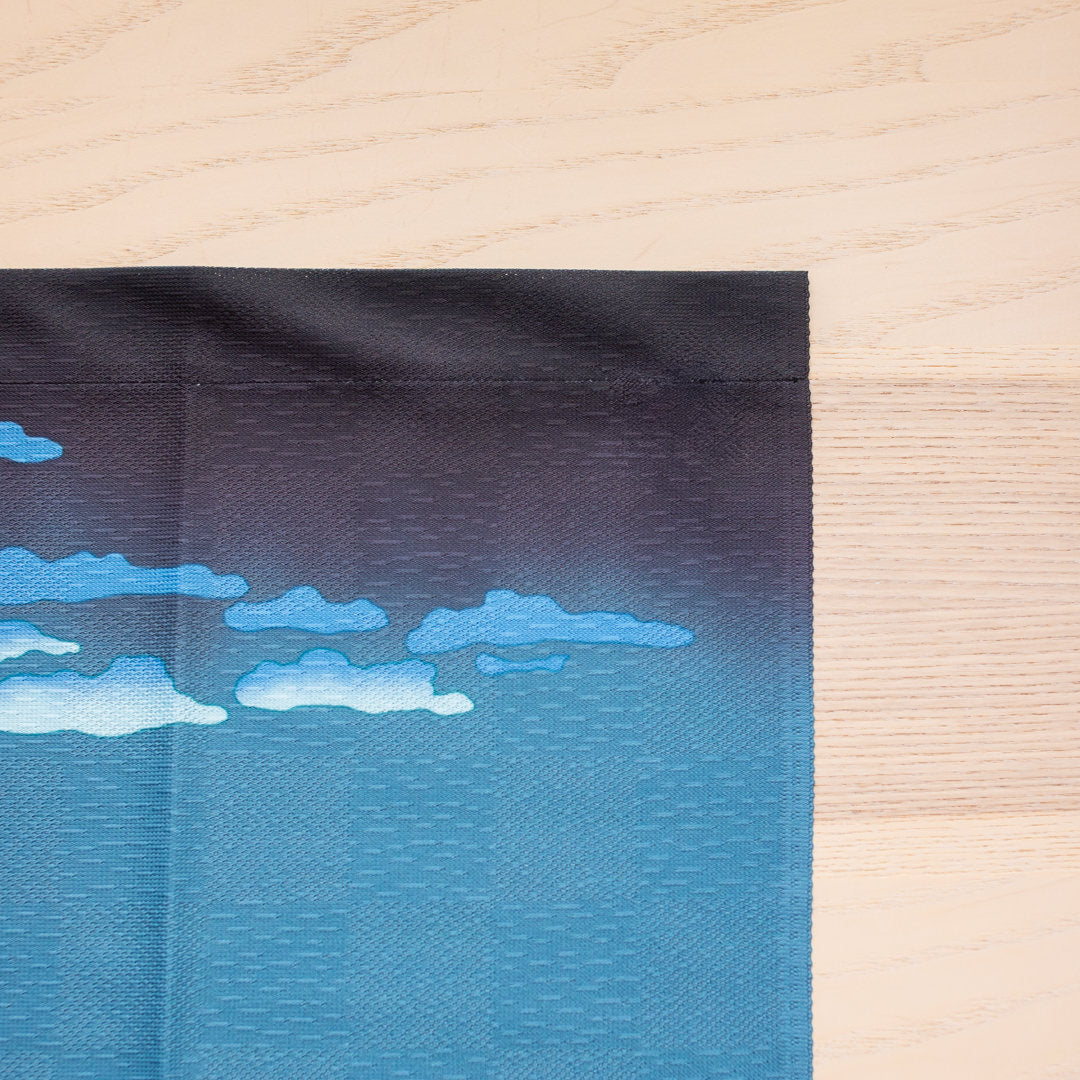 Noren Door Curtain 150cm Fuji Clouds