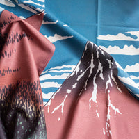 Noren Door Curtain 150cm Fuji Clouds