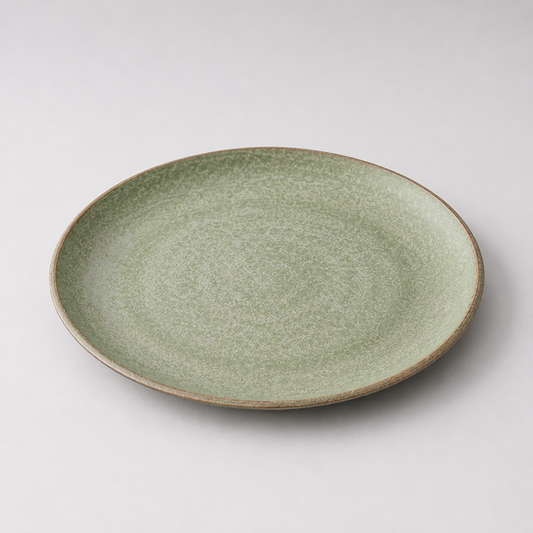 Dinner Plate 24cm Green Fade Glaze