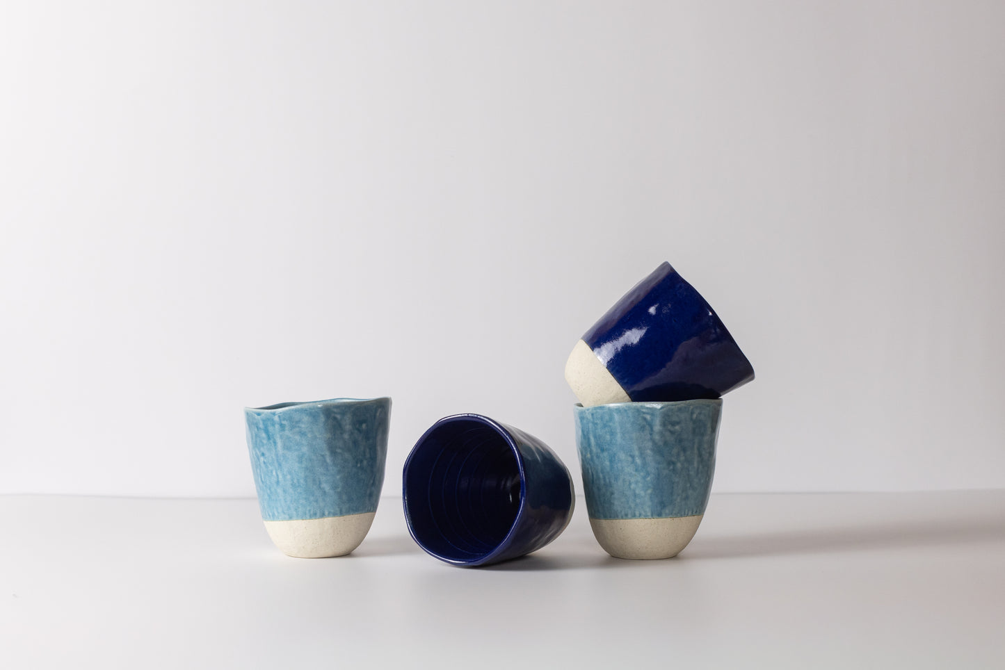 Lopsided Mug 200ml Lapis Glaze