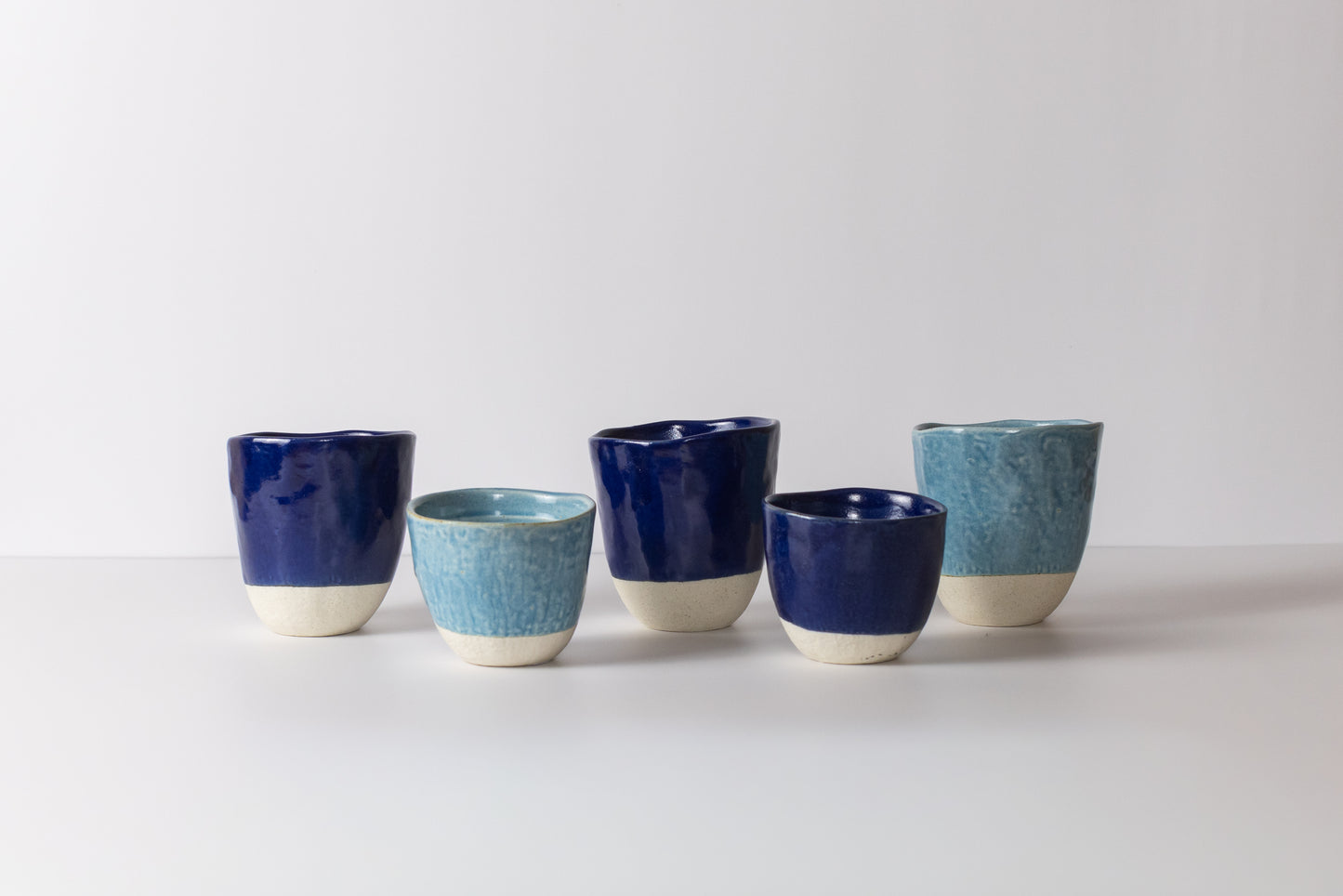 Lopsided Mug 200ml Lapis Glaze