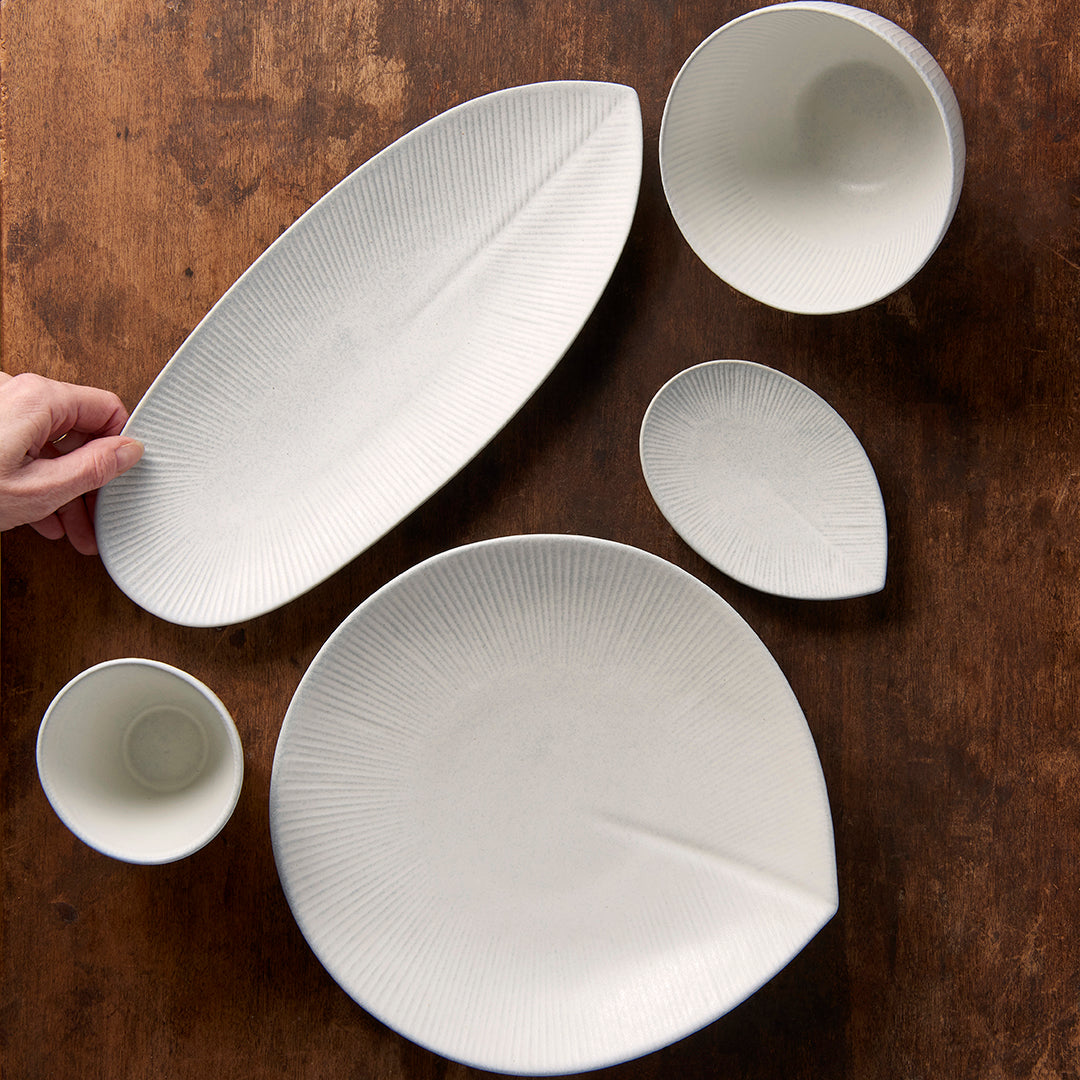 Teacup 175ml Snow Leaf Glaze